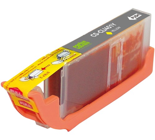 Картридж струйный Cactus CS-CLI451Y