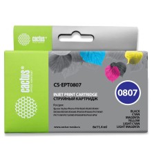 Картридж струйный Cactus CS-EPT0807