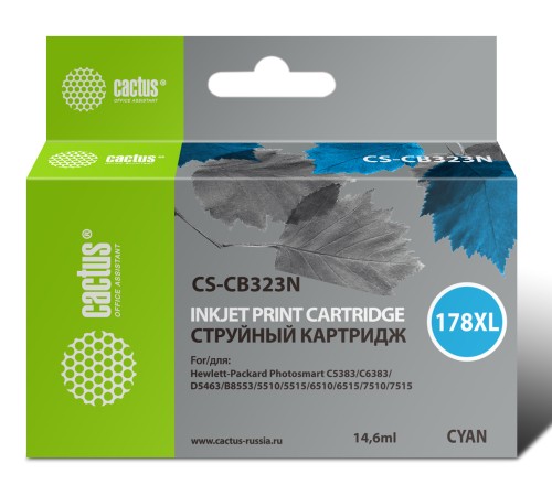 Картридж струйный Cactus CS-CB323N(CS-CB323)