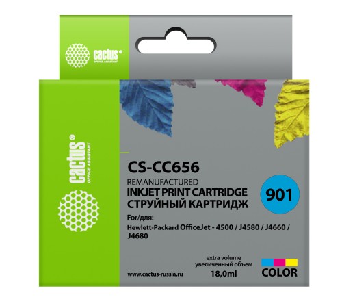 Картридж струйный Cactus CS-CC656