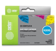 Картридж струйный Cactus CS-CD972/3/4
