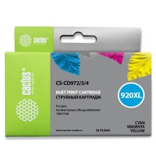 Картридж струйный Cactus CS-CD972/3/4