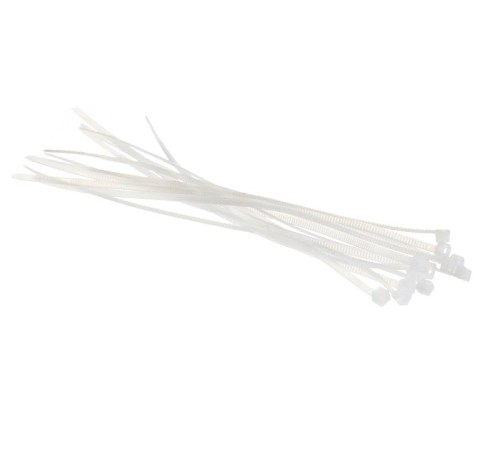 Стяжка нейлоновая 150*2,5 /100 шт (белая) Netko Optima NT-150X2.5-W (51809)