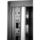 Шкаф серверный ПРОФ напольный 42U (800x1000) дверь перфор. 2 шт. черный в сборе ЦМО ШТК-СП-42.8.10-44АА-9005 30045000605