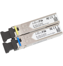 Пара SFP модулей MikroTik S-3553LC20D