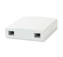 Оптическая абонентская розетка Hyperline FO-WB86-FTTH-2UN-WH