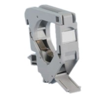 Крепление для Keystone Jack на DIN-рейку Hyperline FP-IE-DIN-KJ-1-GY