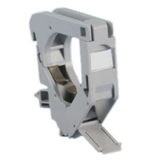 Крепление для Keystone Jack на DIN-рейку Hyperline FP-IE-DIN-KJ-1-GY