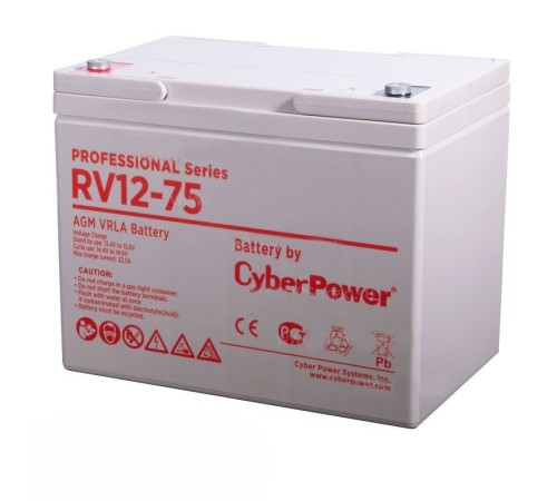Аккумулятор Cyberpower 12V 80.8Ah (RV 12-75) Аккумулятор Cyberpower 12V 80.8Ah (RV 12-75)