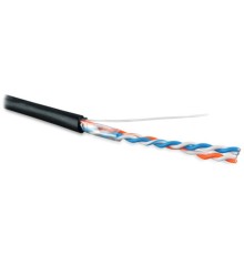 Кабель витая пара Hyperline UUTP2-C5-S24-OUT-PE-BK-500