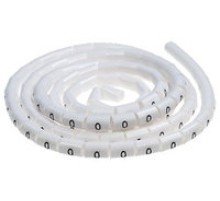 Маркеры на кабель круглые цифра 6 внутр. диам. 5.1мм (100 шт) Hyperline OM-5.5-6