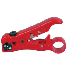 Универсальный инструмент для зачистки витой пары (UTP/STP) кабеля 18 и 24 AWG круглого плоского телефонного Hyperline HT-352A