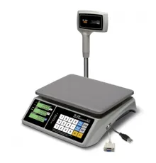 Торговые настольные весы Mertech M-ER 328 ACPX-15.2 TOUCH-M LCD RS232 и USB 3154