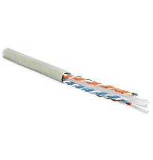 Кабель витая пара Hyperline UUTP4-C6-S23-IN-LSZH-GY-100