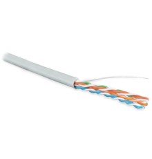 Кабель витая пара Hyperline UUTP4-C5E-S24-IN-LSZH-GY-100