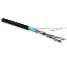 Кабель витая пара Hyperline FUTP4-C5E-P26-IN-LSZH-BK-100