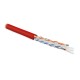 Кабель витая пара Hyperline UUTP4-C6-S23-IN-LSZH-RD-305