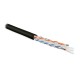 Кабель витая пара Hyperline UUTP4-C6-S23-IN-LSZH-BK-100