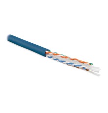 Кабель витая пара Hyperline UUTP4-C6-S23-IN-LSZH-BL-100