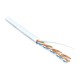 Кабель витая пара Hyperline UUTP4-C5E-S24-IN-PVC-WH-305