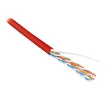 Кабель витая пара Hyperline UUTP4-C5E-S24-IN-PVC-RD-305