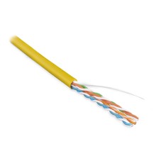 Кабель витая пара Hyperline UUTP4-C5E-S24-IN-PVC-YL-305