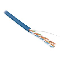 Кабель витая пара Hyperline UUTP4-C5E-S24-IN-LSZH-BL-100