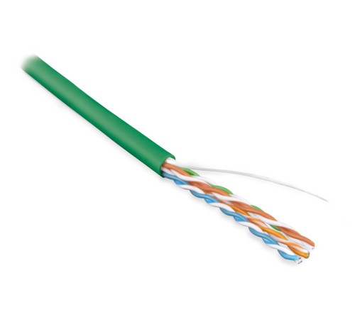 Кабель витая пара Hyperline UUTP4-C5E-S24-IN-LSZH-GN-305