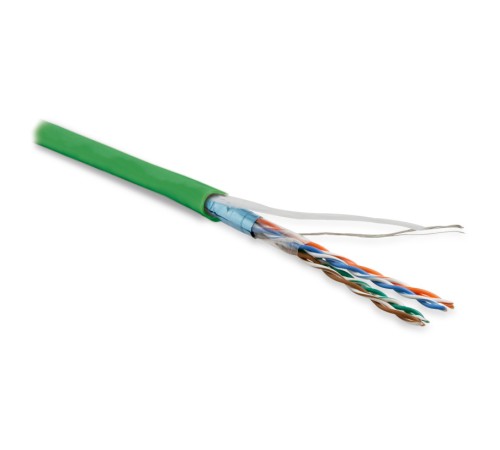 Кабель витая пара Hyperline FUTP4-C5E-P26-IN-LSZH-GN-100