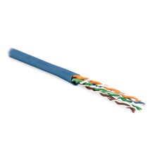 Кабель витая пара Hyperline UUTP4-C5E-P24-IN-PVC-BL-305