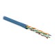 Кабель витая пара Hyperline UUTP4-C5E-P24-IN-LSZH-BL-100