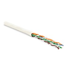 Кабель витая пара Hyperline UUTP4-C5E-P24-IN-LSZH-WH-100