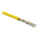 Кабель витая пара Hyperline UUTP4-C5E-P24-IN-LSZH-YL-100