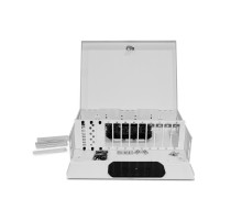 Бокс оптический универсальный Hyperline FO-WBX-12xSLT-W140H42-96UN-GY