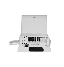 Бокс оптический универсальный Hyperline FO-WBX-12xSLT-W140H42-96UN-GY