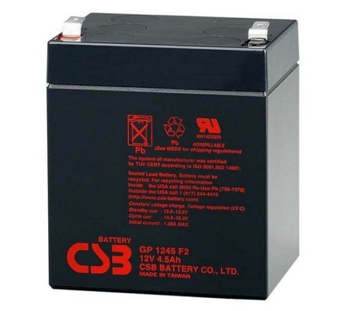 Аккумулятор CSB 12V 4,5Ah (GP1245)