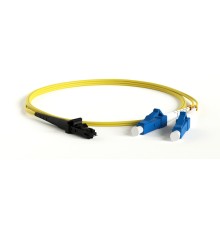 Патч-корд волоконно-оптический (шнур) Hyperline FC-D2-9-LC/UR-MTRJM/UR-H-3M-LSZH-YL