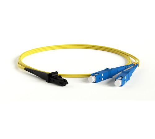 Патч-корд волоконно-оптический (шнур) Hyperline FC-D2-9A1-MTRJM/UR-SC/UR-H-10M-LSZH-WH