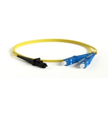 Патч-корд волоконно-оптический (шнур) Hyperline FC-D2-9-MTRJM/UR-SC/UR-H-3M-LSZH-YL