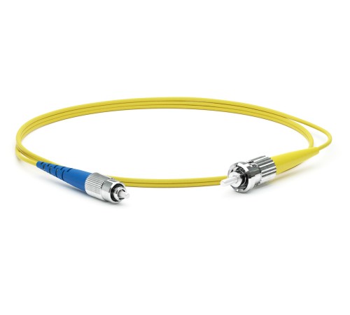 Патч-корд волоконно-оптический (шнур) Hyperline FC-S2-9-FC/UR-ST/UR-H-1M-LSZH-YL