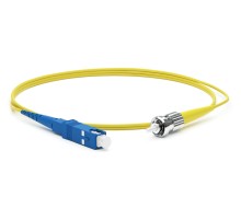 Патч-корд волоконно-оптический (шнур) Hyperline FC-S2-9-SC/UR-ST/UR-H-10M-LSZH-YL