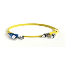 Патч-корд волоконно-оптический (шнур) Hyperline FC-D2-9-FC/UR-ST/UR-H-15M-LSZH-YL