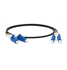 Патч-корд волоконно-оптический (шнур) Hyperline FC-D2-9-LC/UR-LC/UR-H-15M-LSZH-BK