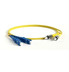 Патч-корд волоконно-оптический (шнур) Hyperline FC-D2-9-SC/UR-ST/UR-H-2M-LSZH-YL
