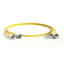 Патч-корд волоконно-оптический (шнур) Hyperline FC-D2-9-ST/UR-ST/UR-H-20M-LSZH-YL