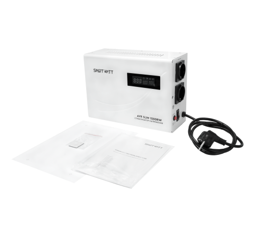 Релейный стабилизатор напряжения Smartwatt AVR SLIM 1500RW 4512020310003
