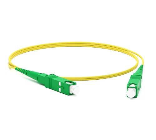 Патч-корд волоконно-оптический (шнур) Hyperline FC-S2-9-SC/AR-SC/AR-H-3M-LSZH-YL