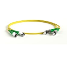 Патч-корд волоконно-оптический (шнур) Hyperline FC-D2-9-FC/AR-ST/AR-H-2M-LSZH-YL