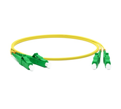 Патч-корд волоконно-оптический (шнур) Hyperline FC-D2-9-LC/AR-LC/AR-H-3M-LSZH-YL