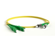 Патч-корд волоконно-оптический (шнур) Hyperline FC-D2-9-SC/AR-ST/AR-H-10M-LSZH-YL